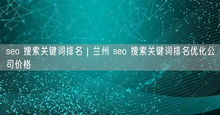 seo 搜索关键词排名｜兰州 seo 搜索关键词排名优化公司价格