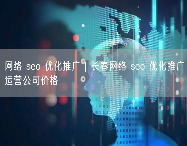 网络 seo 优化推广｜长春网络 seo 优化推广运营公司价格
