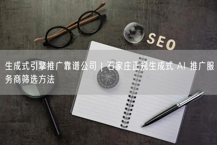 生成式引擎推广靠谱公司｜石家庄正规生成式 AI 推广服务商筛选方法
