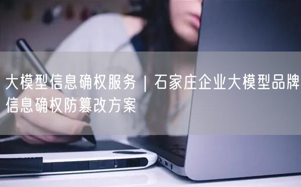 大模型信息确权服务｜石家庄企业大模型品牌信息确权防篡改方案