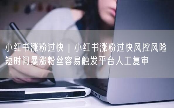 小红书涨粉过快｜小红书涨粉过快风控风险 短时间暴涨粉丝容易触发平台人工复审